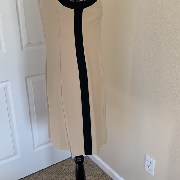 NWOT INC sleeveless dress, lined, quality made & beautiful. Zip back. Perfect - Picture 2 of 7